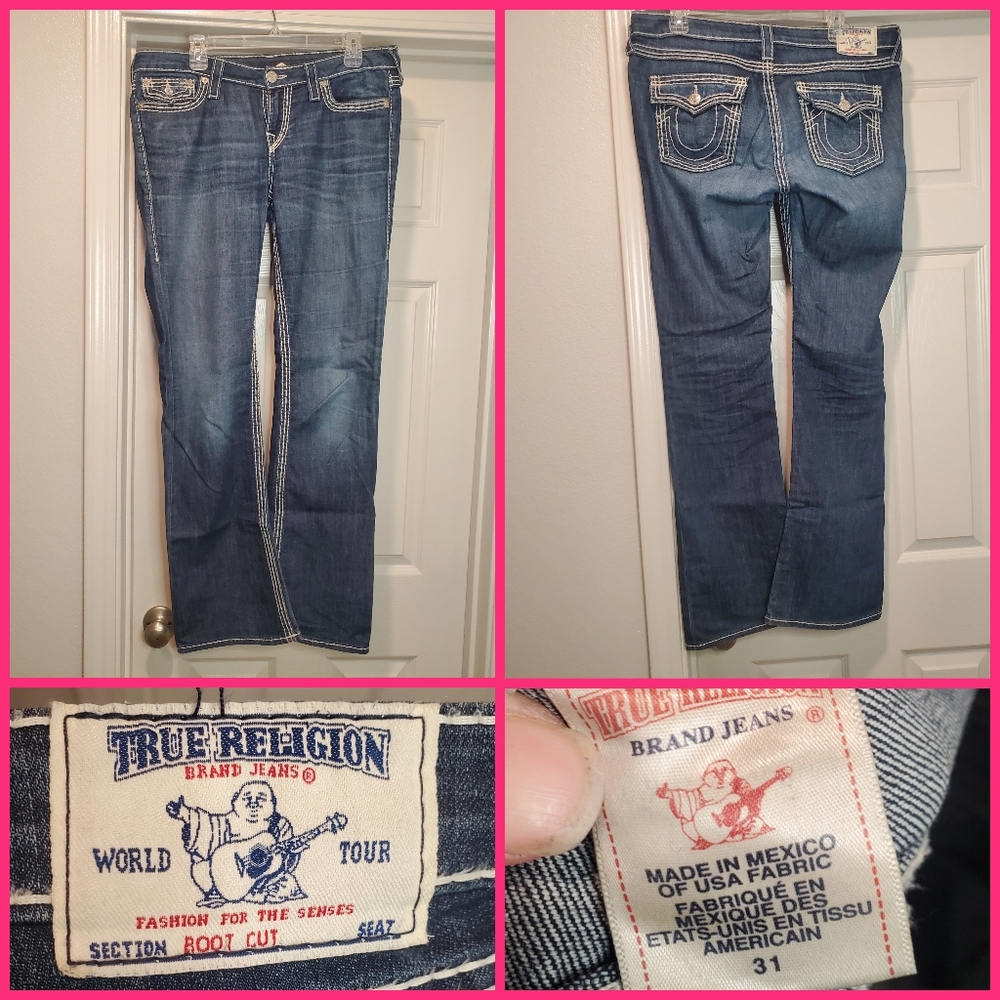 True Religion boot cut jeans
